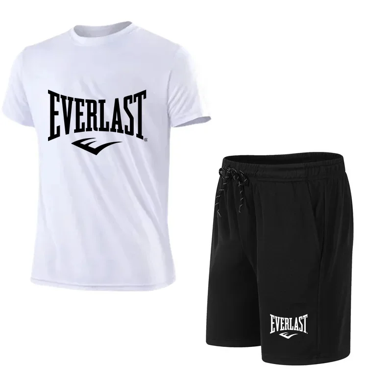 Outdoor Sport Clothing Brands - Męski zestaw 2-częściowy: T-shirt + spodenki,