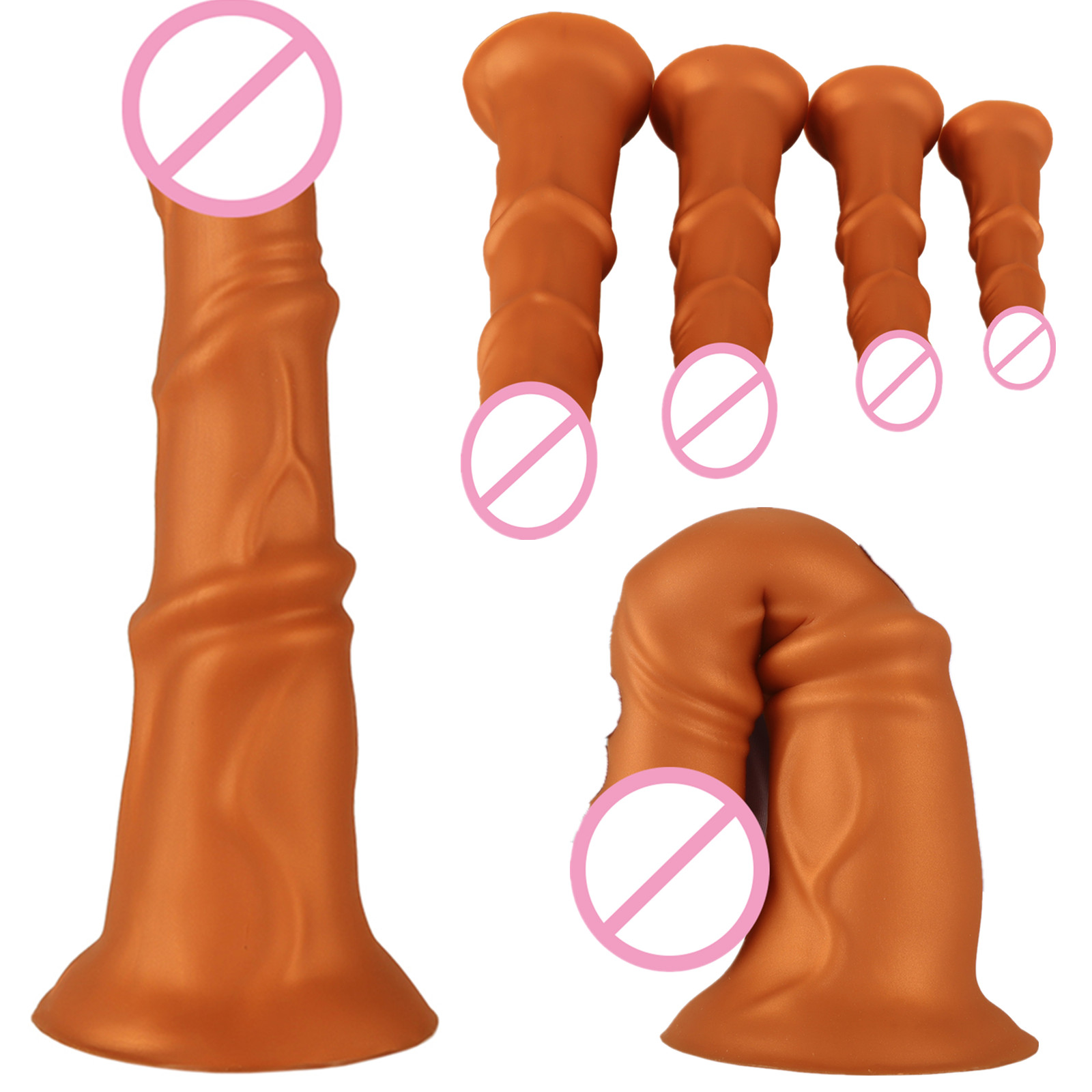 Lunge Line Horse - Ogromne Długie Analne Dildo Zabawki Seksualne