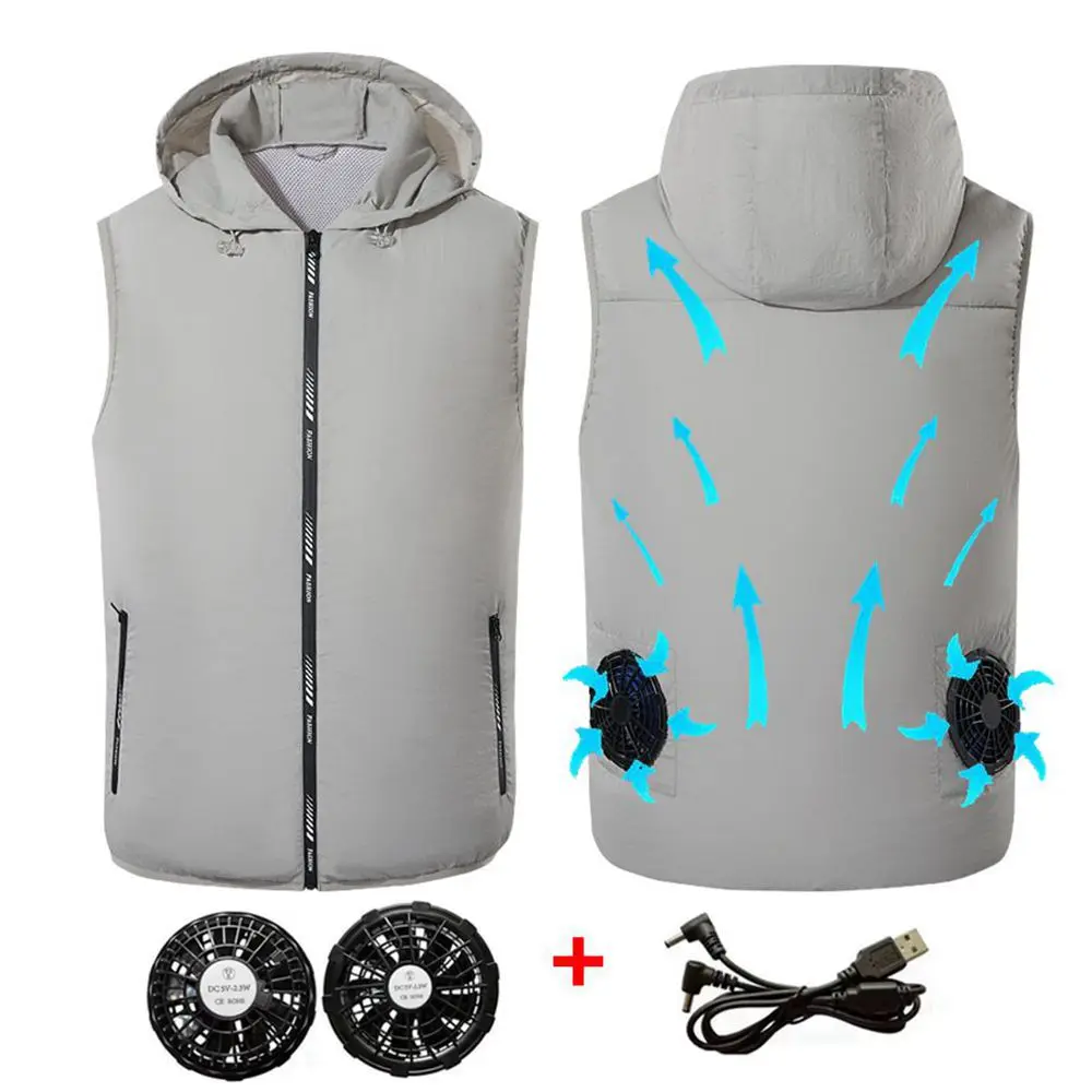 Outdoor Sport Jacket Brand - Letni wentylator sportowy klimatyzacja fajny mężczyzna