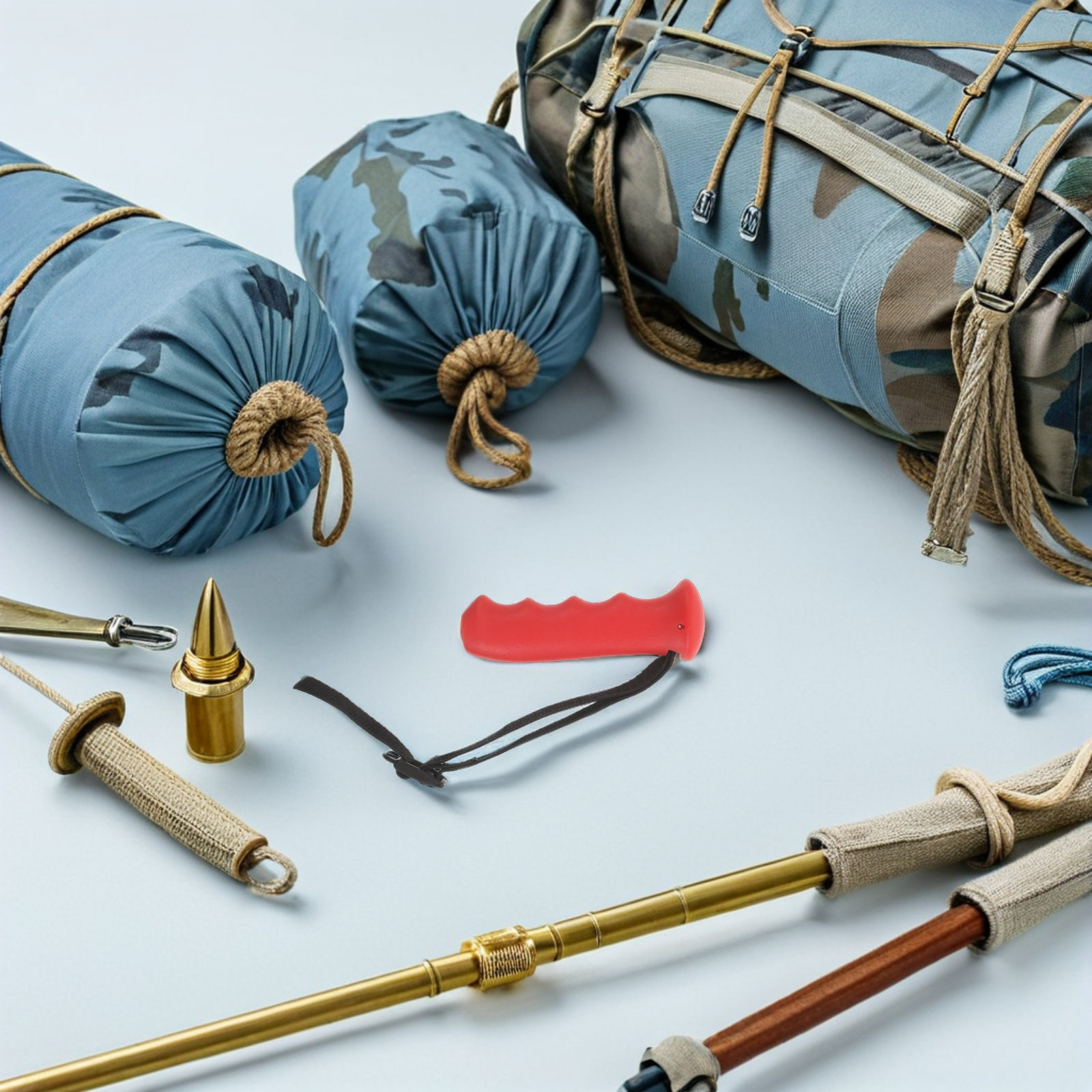 Czerwony uchwyt do laski – wym – Outdoor Sport Climbing Gear recenzja i cena