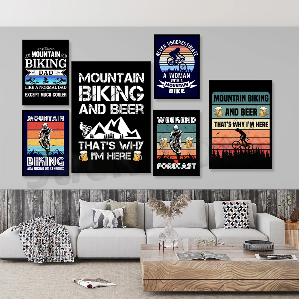 Go Mountain Bike Print Canvas  – Outdoor Sport Live recenzja i cena